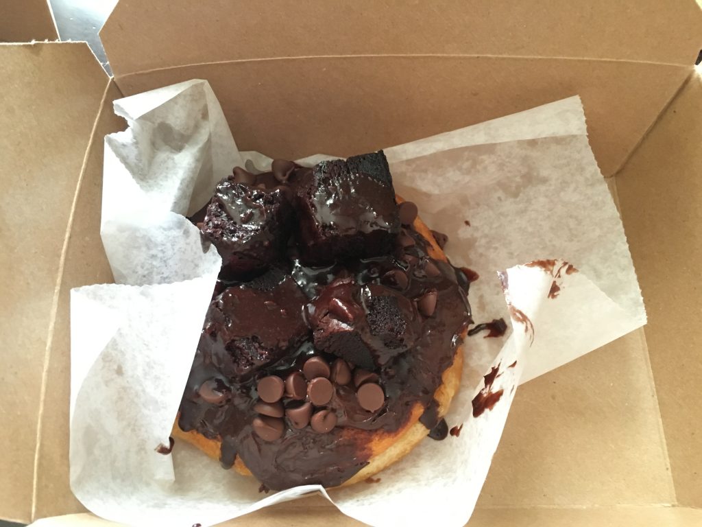 This is the morning after Blackout doughnut.